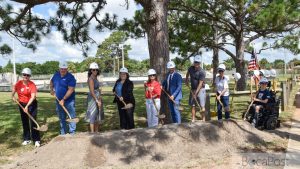 Palm Beach County Officials And Miracle League Athletes At The Groundbreaking For A New Miracle League Field At John Prince Memorial Park.