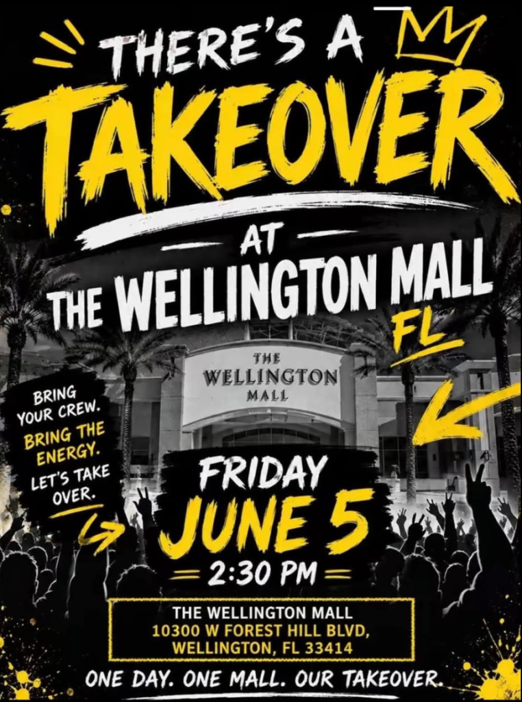 Pbso Aware Of Wellington Mall ‘Teen Takeover’ Flyer As Parents Raise Concerns - Boca Post