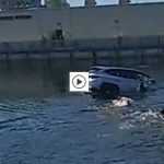 Bso Deputies Rescue Elderly Driver From Sinking Car In Pompano Beach Canal