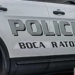 Marked Boca Raton Police Department Vehicle With Department Markings Visible.
