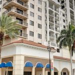 Exterior Of The Via Mizner Iii Condominium Project Site At 105 East Camino Real In Boca Raton, Florida.