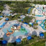 Aerial View Of Paradise Cove Waterpark Facilities In Pembroke Pines, Florida.