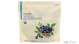 A Bag Of Publix Greenwise Organic Frozen Whole Blueberries, The Product At The Center Of The Palm Beach County E. Coli Lawsuit.