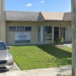 Front Exterior Of Westlake Nursing And Rehab Center In Dania Beach, Florida.