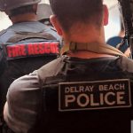 Delray Beach Police Officers In Tactical Gear Enter A School Building During An Active Shooter Training Exercise At Atlantic Community High School.
