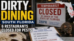 Dirty Dining South Florida - 6 Restaurants Closed For Pests