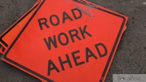 Orange &Quot;Road Work Ahead&Quot; Road Construction Sign (File Photo).