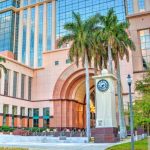 Exterior Of The Palm Beach County Main Judicial Complex In West Palm Beach.