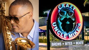 Saxophonist Najee Performing, Promotional Image For Two Boca Raton Concerts At Crazy Uncle Mike'S.