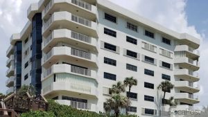 Exterior View Of Parker Highland East Condominium In Palm Beach County.