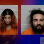 Booking Photos Of Samantha Feliz And Alejandro Leon Jr. Released By The Hollywood Police Department.