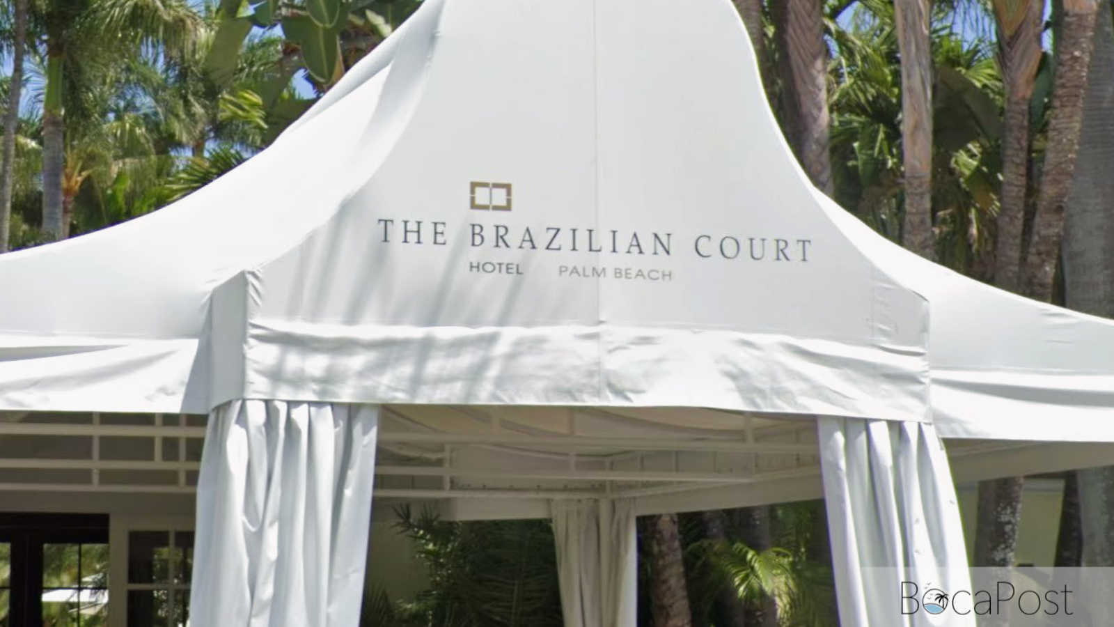 Lawsuit Alleges Hostile Work Environment At Palm Beach’s Brazilian Court Hotel Salon Exterior of the Brazilian Court Hotel in Palm Beach, Florida.