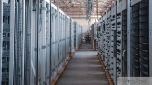Stock Image Of A Data Center Server Rack.